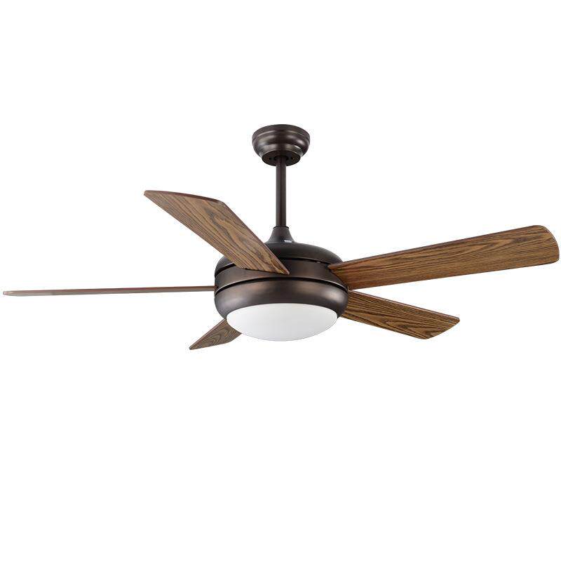 简约风扇灯led木叶餐客厅美式带灯吊扇灯家用电风扇现代吊灯遥控