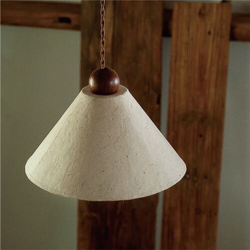 独立发芽 吊灯 餐厅 纸灯 日式  民宿 禅意茶室 手工 侘寂风