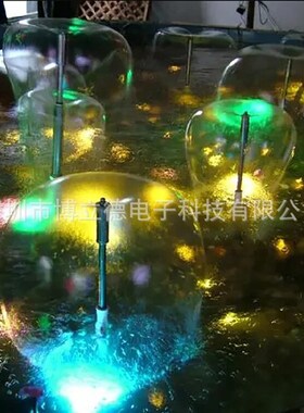 四川内江室内户外网红小型蘑菇头喷头喷泉泳池别墅水景水秀