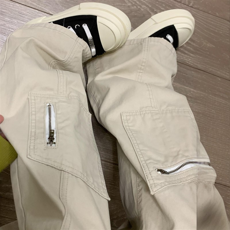 300斤大尺码女装高腰显瘦牛仔裤女胖mm巨显瘦穿搭多口袋阔腿工装