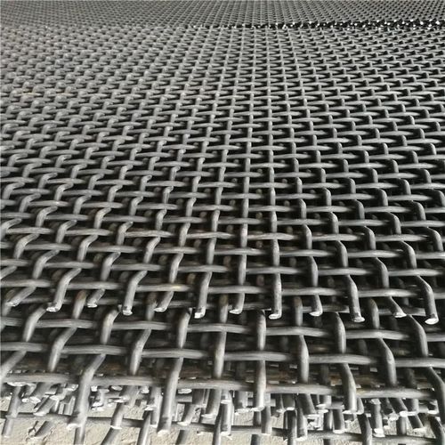 厂家直供 钢丝轧花网 平纹编织金属轧花网 304 黑钢轧花网