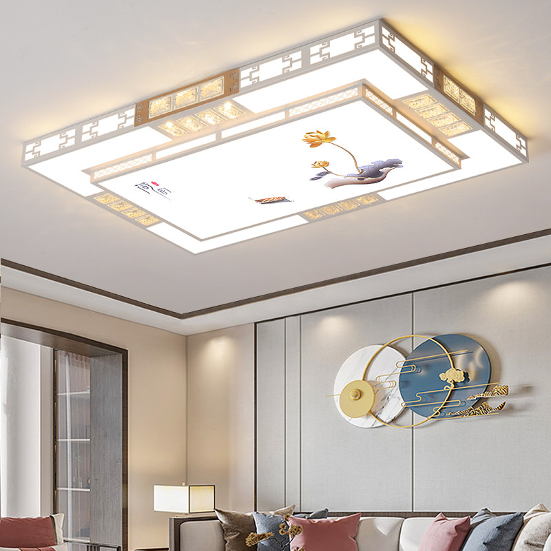 2022年新款中式灯具客厅灯简约现代led吸顶灯家用大灯卧室阳台灯