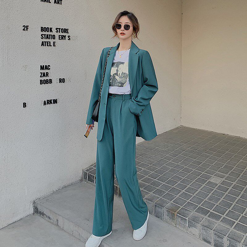 170高个子女装175穿搭气质套装秋季女生时尚西装两件套春秋加长款