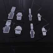 塑料透明标志牌 电缆标示盒 标示框 配线铭牌标记盒