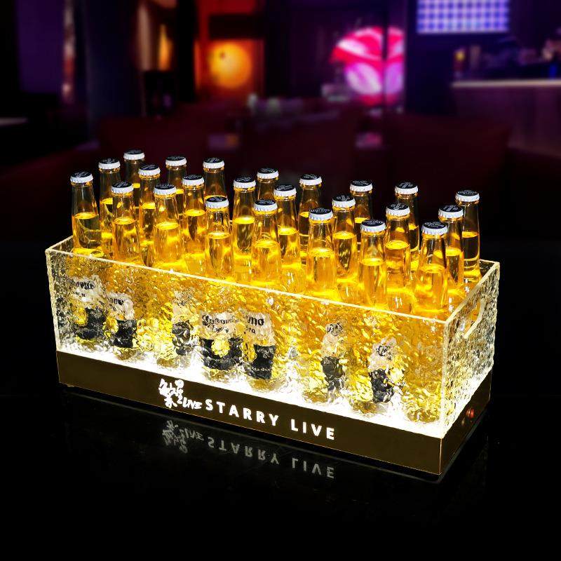 发光冰桶啤酒框冰粒桶亚克力冰纹冰封香槟冰块酒吧啤酒箱led冰桶,电子元器件市场,其它元器件,淘宝优惠券,粉丝福利购,淘宝优惠卷