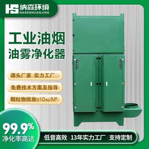 工业油烟净化器立式静电式油雾收集冷镦机热处理压铸机塑料造粒线