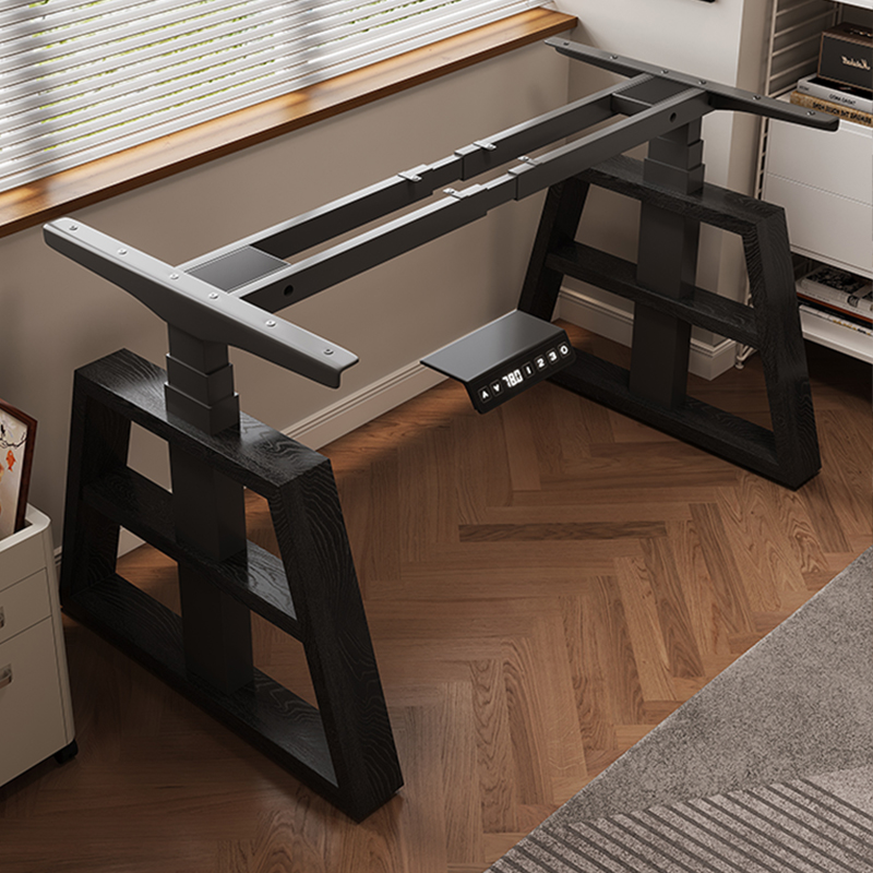 智能电动升降桌腿双电机书桌双横梁办公桌子支架脚电脑桌升降桌架