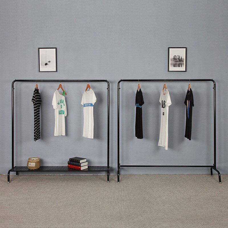 铁艺服装展示架 落地展示架复古 服装店衣架男女装落地架衣架