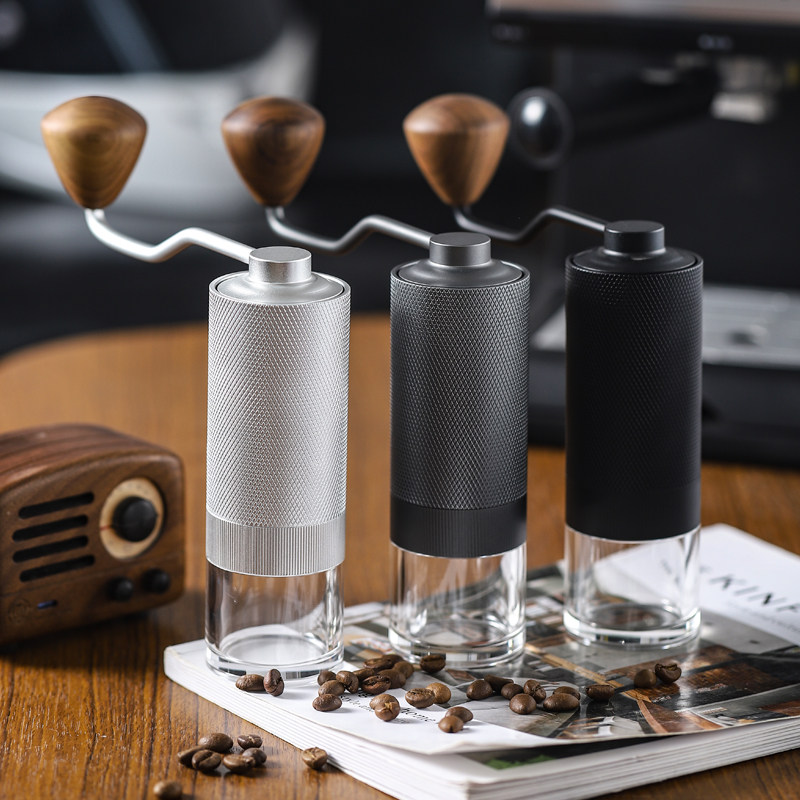 手摇磨豆机家用咖啡豆研磨器意式手动钢芯磨豆器速磨专业咖啡器具,餐饮具,磨豆机,淘宝优惠券,粉丝福利购,淘宝优惠卷