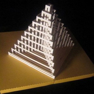 点线面综合立体构成创意纸艺纸雕模型手工比赛纸工作业图纸源文件