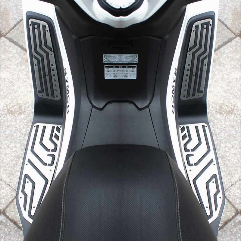 适用于光阳赛艇250/300/400脚垫改装配件踏板摩托车脚踏边撑防滑