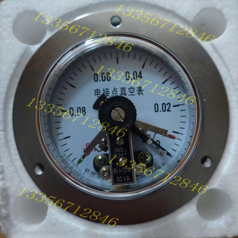 滚揉机真空压力表,滚揉机配件,滚揉机380V,220V电接点真空表图片