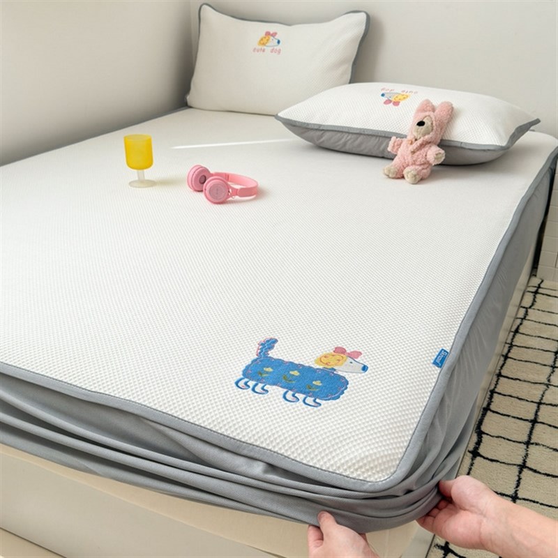 A类夏季冰肌新款夏季冰丝床笠款床垫保护罩凉感床罩防尘席罩床单