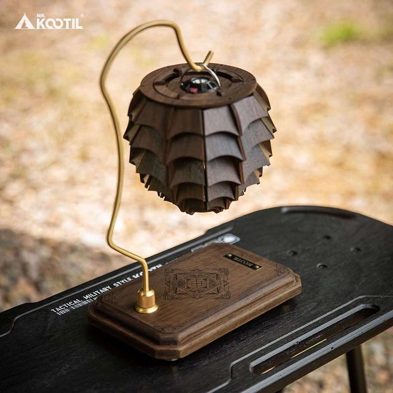 户外野营桌面台灯架氛围灯座露营照明支架营地38灯罩帐篷折叠灯托