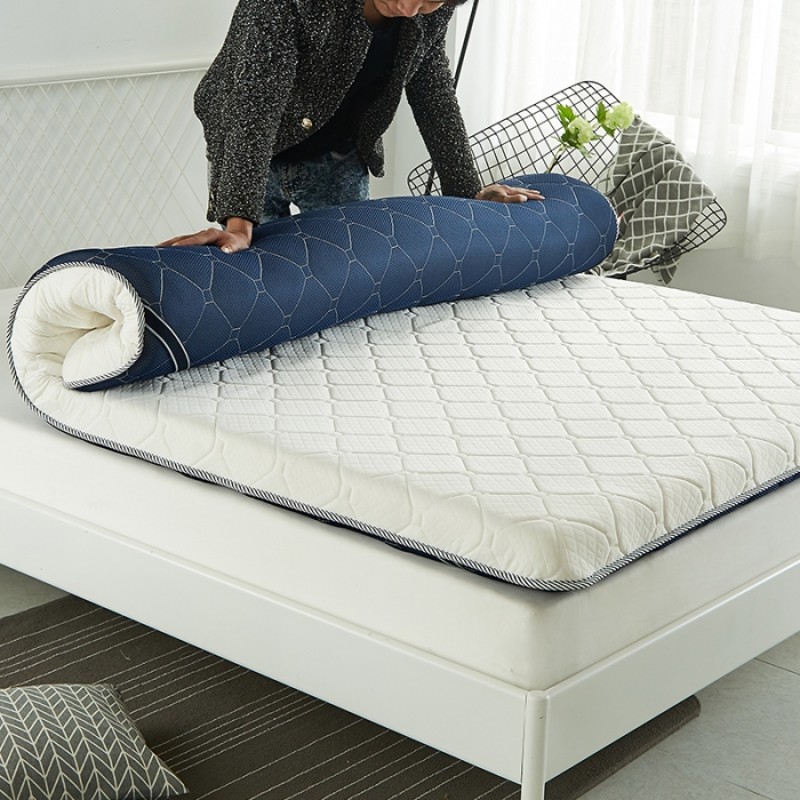 冬季保暖法兰绒榻榻米床垫床褥子加厚海绵可折叠垫被1.5米/1.8m软