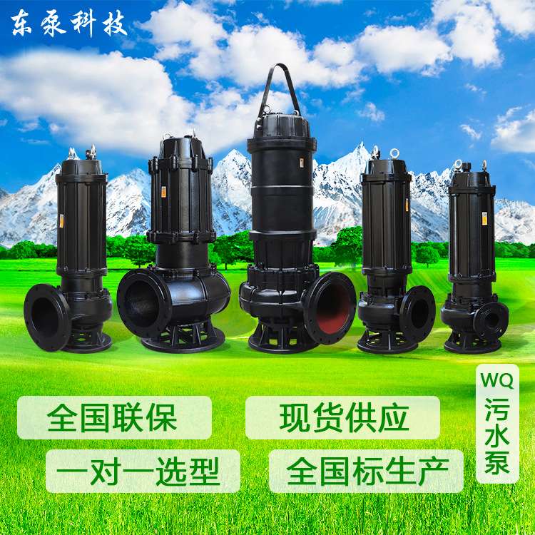 山东东泵 JYWQ搅匀潜水排污泵 无堵塞提升泵 便携式 车库排污泵