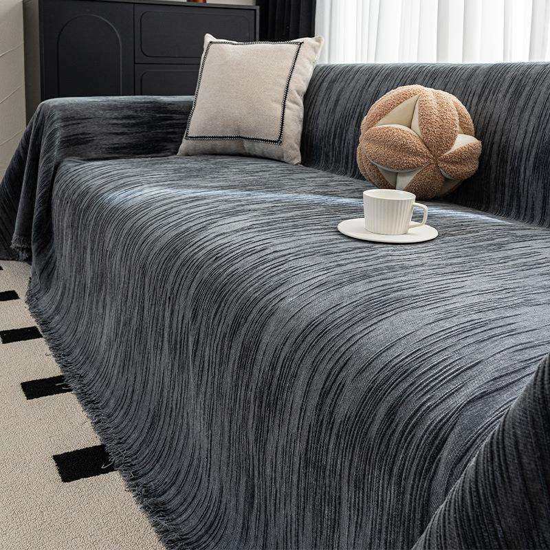 纯色雪尼尔沙发垫一片式沙发巾盖毯四季通用防滑耐脏沙发盖布套罩,电子元器件市场,其它元器件,淘宝优惠券,粉丝福利购,淘宝优惠卷