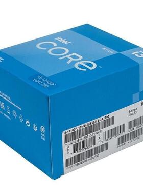 适用英特尔酷睿系列 12代i3-12100F原盒CPU处理器【4核8线程】