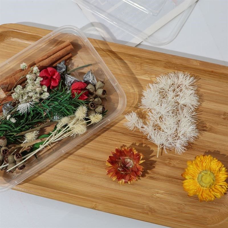 鸡尾酒装饰干花干果diy材料包风干圣诞松果肉桂手工制作装饰摆件