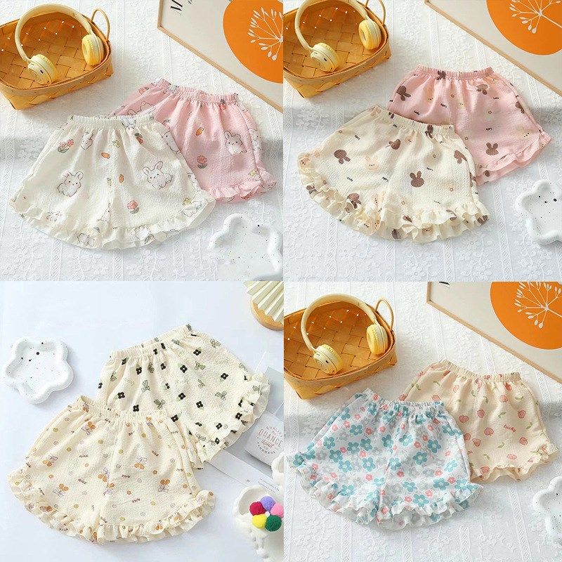 女童短裤2024夏季新款洋气百搭女宝宝夏装薄款花边外穿儿童短裤头,童装/婴儿装/亲子装,裤子,淘宝优惠券,粉丝福利购,淘宝优惠卷