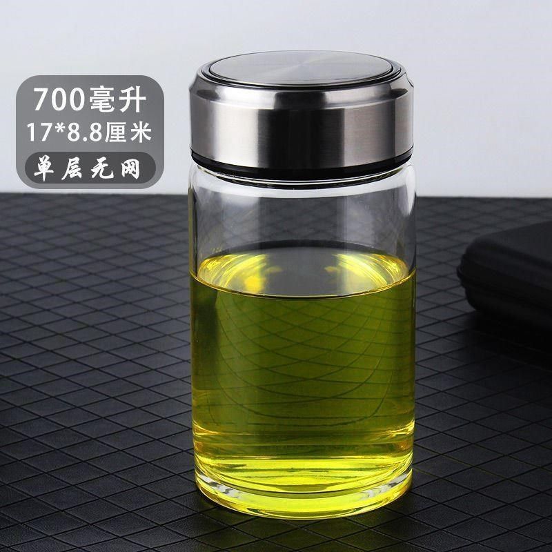 摔不烂钢化玻璃杯水杯防摔双层隔热茶杯男款高档奶茶杯可循环使用,餐饮具,啤酒杯,淘宝优惠券,粉丝福利购,淘宝优惠卷