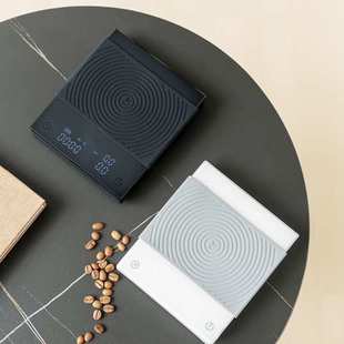 现货泰摩咖啡电子秤黑镜BASIC2意式 手冲豆称量重计时器厨房秤跨境