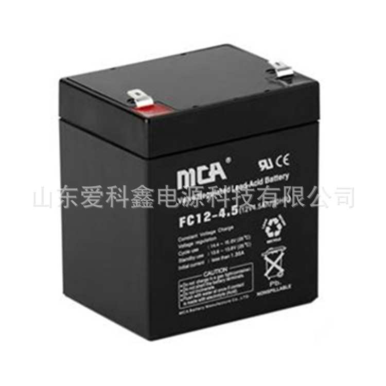MCA锐牌蓄电池FC12-5 12v5ah 12v4ah 电子秤门禁免维护铅酸电瓶