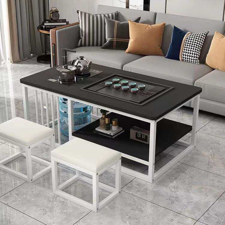 茶几客厅中式家用简约办公室茶台小户型功夫泡茶台全自动一体茶桌