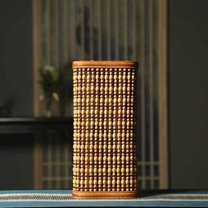 太行崖柏单人枕头护颈椎保健枕老年改善睡眠透气木珠枕头舒适通用