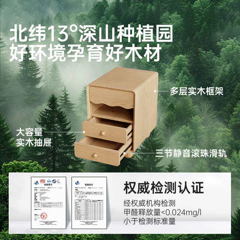 儿童床头柜家用卧室小型床边柜收纳柜窄夹缝柜小边几侧边柜子矮柜