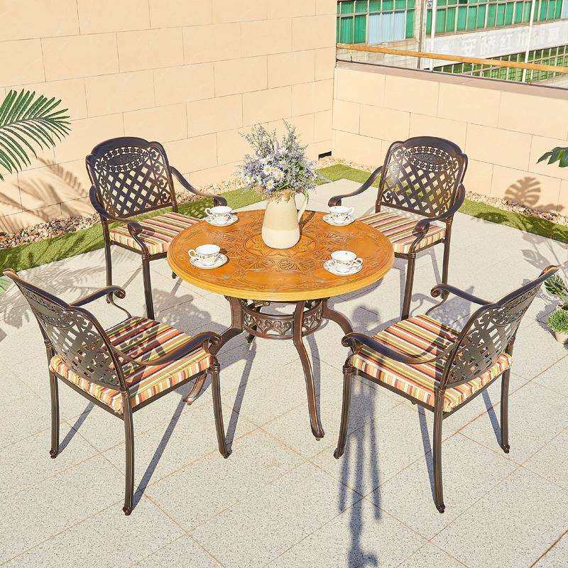 桌椅户外庭院铸铝休闲防水防晒露天阳台别墅现代室外铁艺桌椅组合,模玩/动漫/周边/娃圈三坑/桌游,模型制作工具/辅料耗材,淘宝优惠券,粉丝福利购,淘宝优惠卷