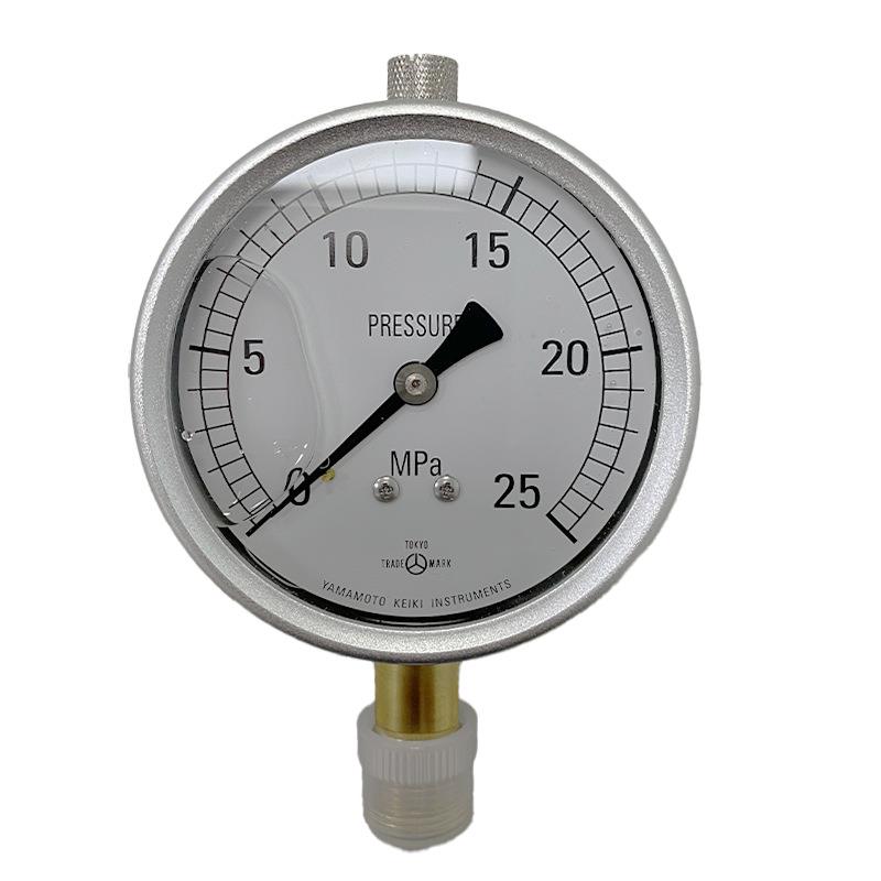 原装山本计器压力表液压配件液压压力计A3/8G75X25MPa