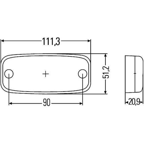 工程机械通用型LED 2TM 345 600-317尾灯、信号灯、侧边灯。