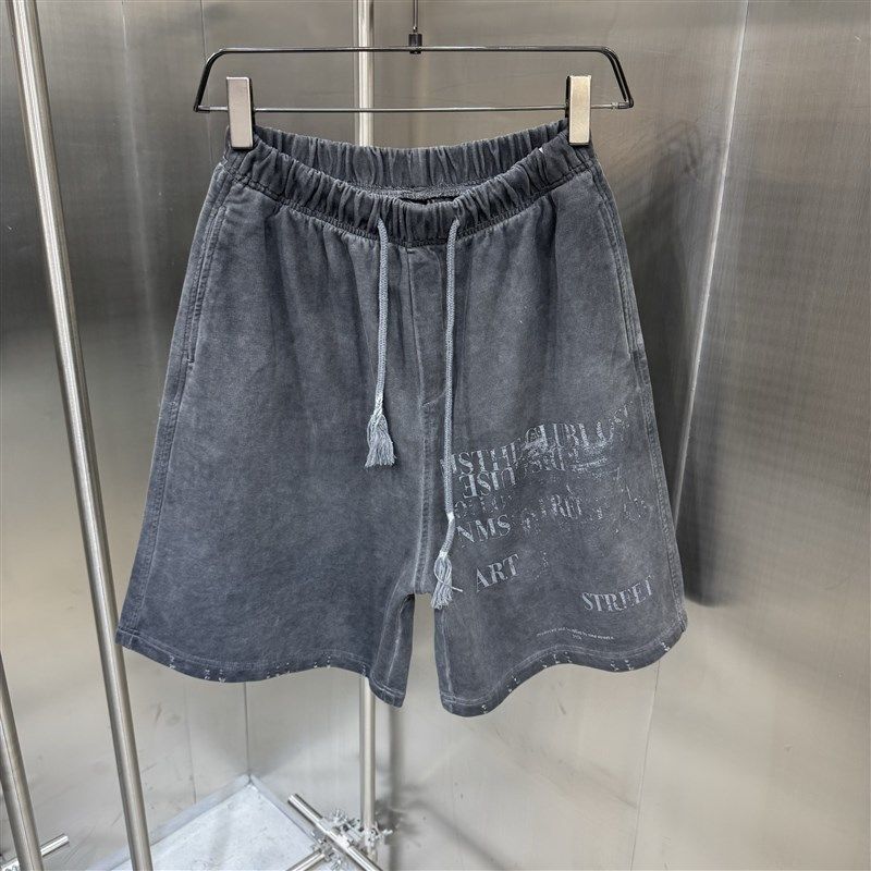 油污做旧 多口袋 立体剪裁 宽松版型 刮烂设计短裤男裤,男装,短裤,淘宝优惠券,粉丝福利购,淘宝优惠卷