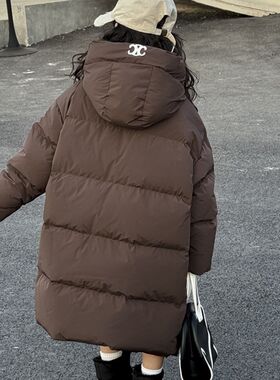 韩国童装儿童羽绒服中长款过膝加厚冬装男童女童宝宝学生洋气外套