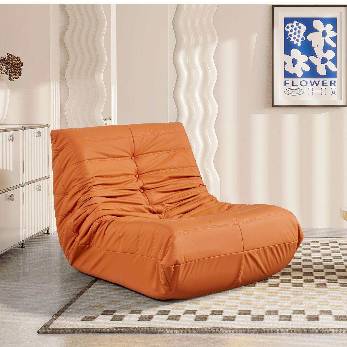 网红毛毛虫懒人沙发椅卧室客厅加厚可躺可睡休闲阳台猫爪皮单人椅,鲜花速递/花卉仿真/绿植园艺,割草机/草坪机,淘宝优惠券,粉丝福利购,淘宝优惠卷