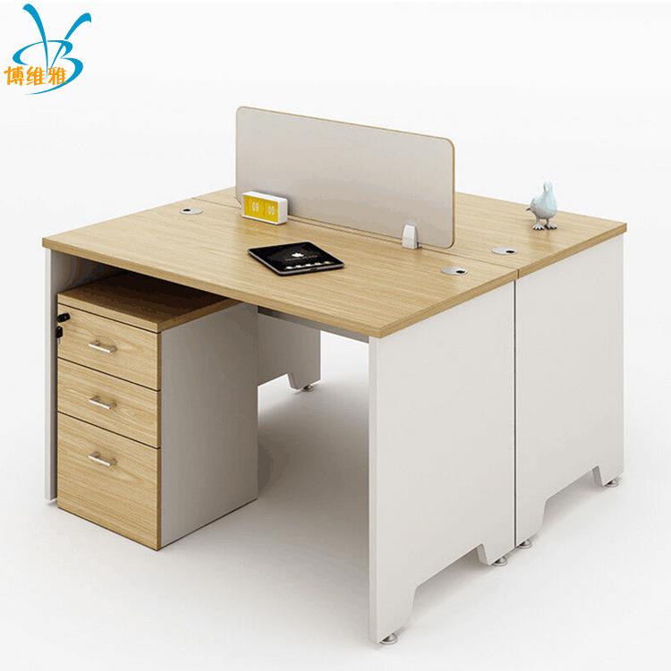 办公家具办公桌组合职员桌现代简约屏风卡位员工电脑桌椅 双人位