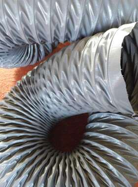 一件尼龙布软管 pvc钢丝通风管 灰色黑色蓝色帆布吸尘管 排风