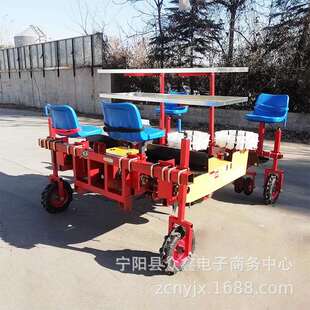 凤梨移栽机4行越南凤梨苗移苗机加平台旋耕施肥移苗器凤梨移栽机