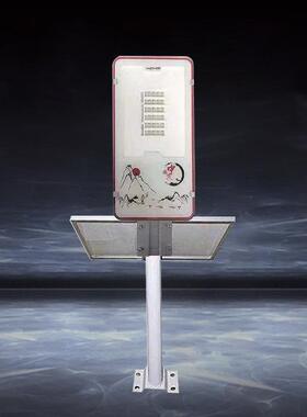 太阳能户外灯5/6/7/8米新农村超亮100W庭院广场大功率高杆led路灯