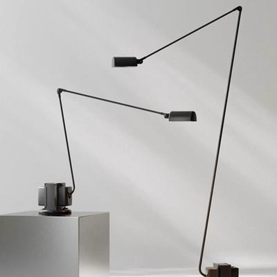 意大利Lumina落地灯设计师简约复古风客厅书房可调节摇臂阅读台灯