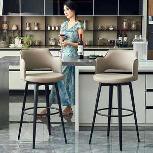 吧凳吧椅吧台椅现代简约家用旋转酒吧椅前台椅子中岛台椅高脚E18