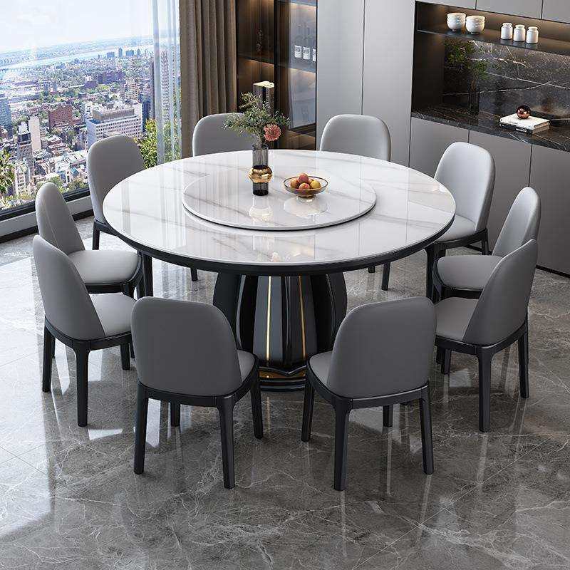 CSP1轻奢现代实木简约岩板家用餐桌椅组合圆桌小户型圆形转盘,鲜花速递/花卉仿真/绿植园艺,割草机/草坪机,淘宝优惠券,粉丝福利购,淘宝优惠卷