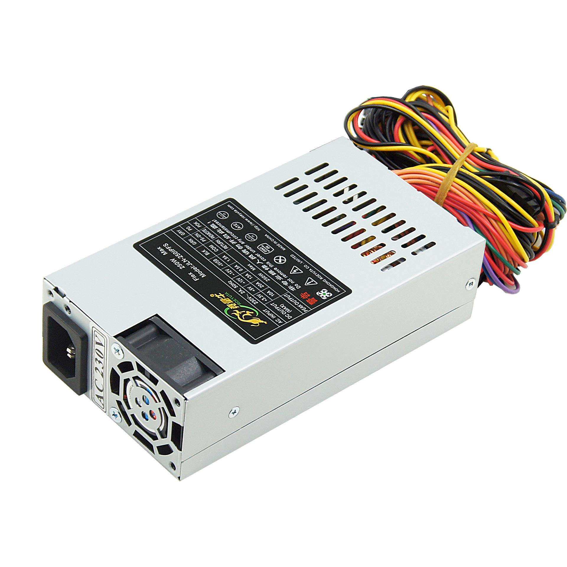 JLN-250IPFS200W NAS工控机箱 存储服务器机箱 ITX主板 ATX电源
