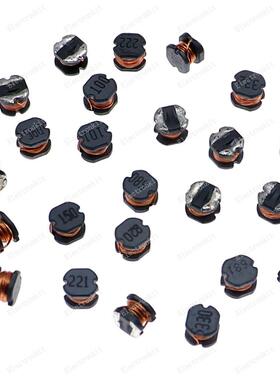 24种CD54贴片绕线功率电感1uH 15uH 22uH 68uH 470uH 3.3mH盒装