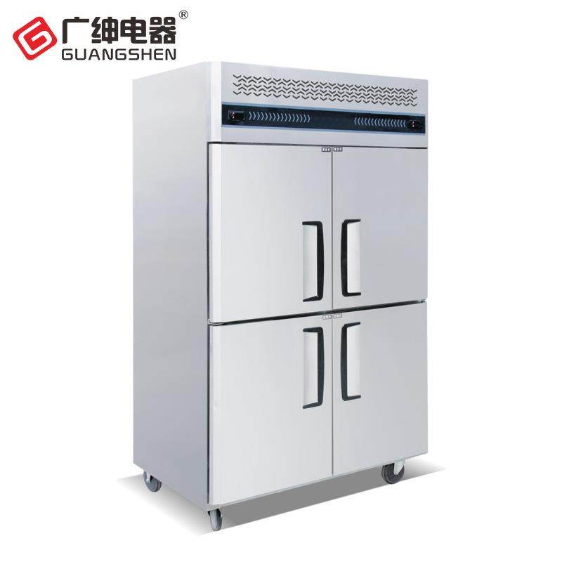 GB1.0L4T全国联保 广绅电器 四门全铜商用冷藏冷柜 高档工程款