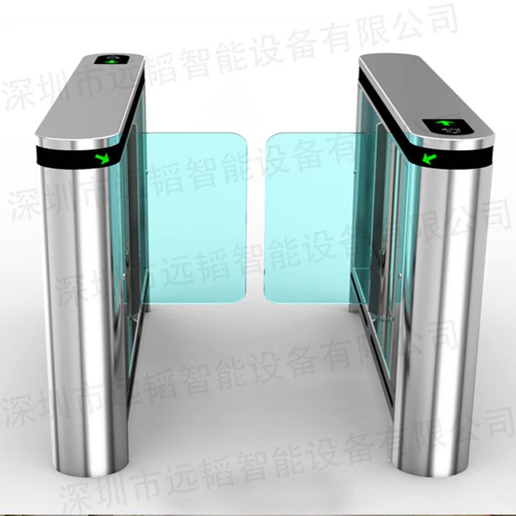 速通门防撞摆闸,写字楼指纹考勤双机芯摆闸,超市红外感应摆闸门