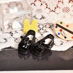 珍珠扣 15厘米棉花娃娃皮鞋 30厘米芭比娃娃配件 6分BJD 15cm娃鞋