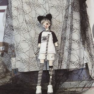 新品 bjd亚套装 哥特黑暗猫套装 四分娃衣bjd