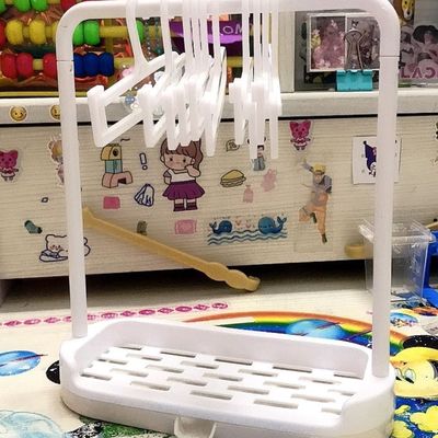 娃衣收纳花娃架衣撑小羊玩偶用20cm公仔衣服挂衣架bjd公仔配件